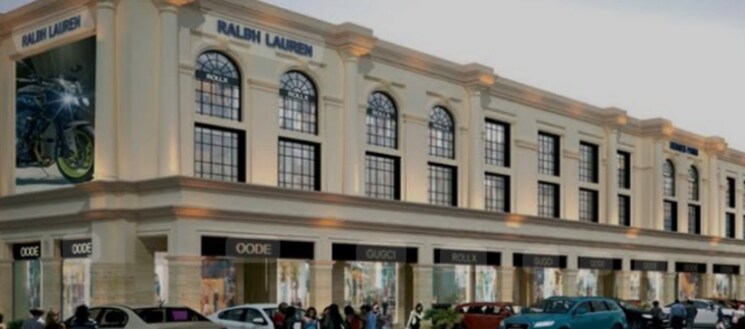 Exterior View, omaxe-world-street Commercial Shop 500 Sq.Ft. In Sector 79 Faridabad 8338919