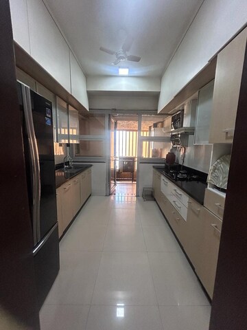 Kitchen in 3 BHK Apartment at DB Orchid Woods, Goregaon East – for Rent