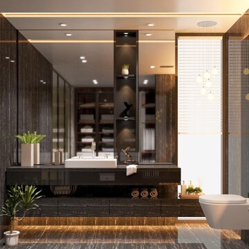 Kitchen in 4 BHK Apartment at DLF The Belvedere Park, Sector 24 – for Sale