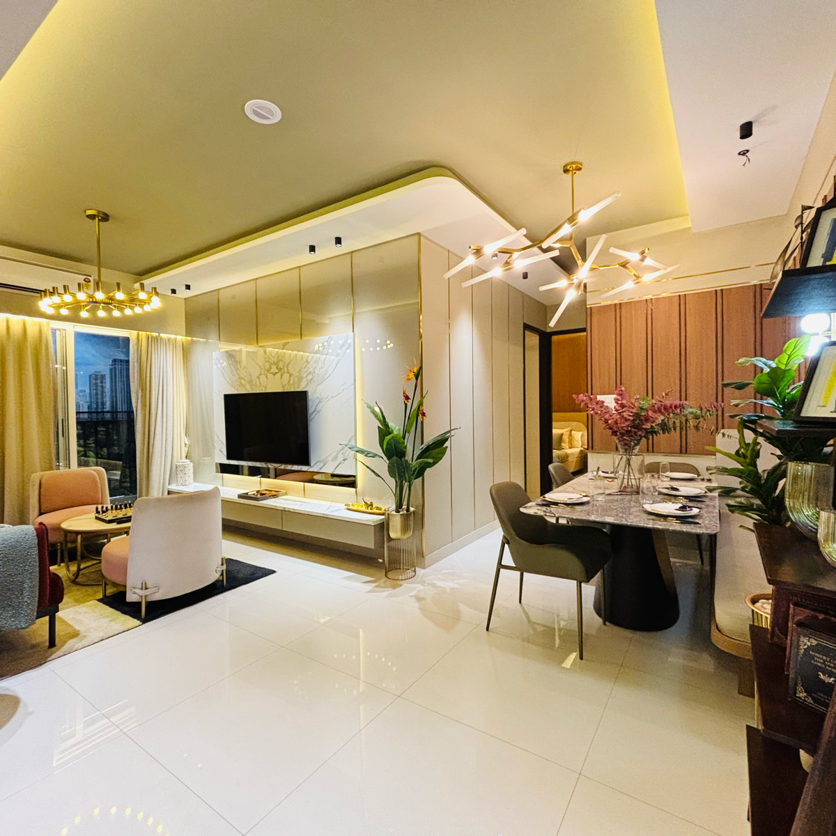 2 BHK + Servant Room 719 Sq.Ft. Apartment in Rashi 27 East