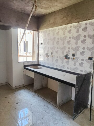 Kitchen in 2.5 BHK Apartment at Kyraa Park, Balkum Pada – for Sale
