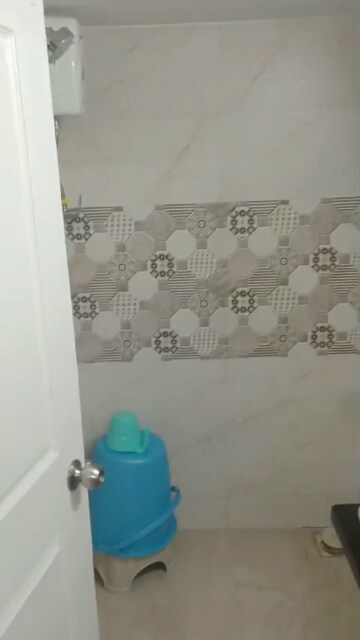 Bathroom in 1 BHK Apartment at Sanghvi Ecocity, Mahajanwadi – for Rent