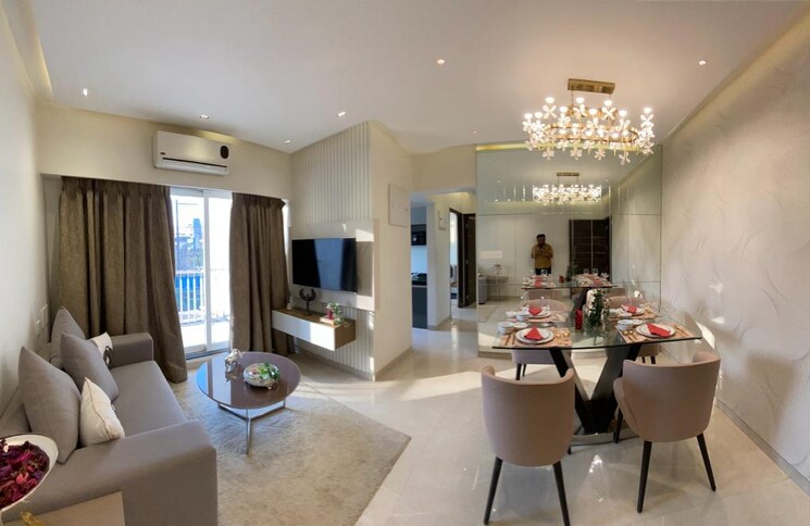 Living Room, rashi-27-east 2 Bedroom 714 Sq.Ft. Apartment In Dombivli East Thane 8340229