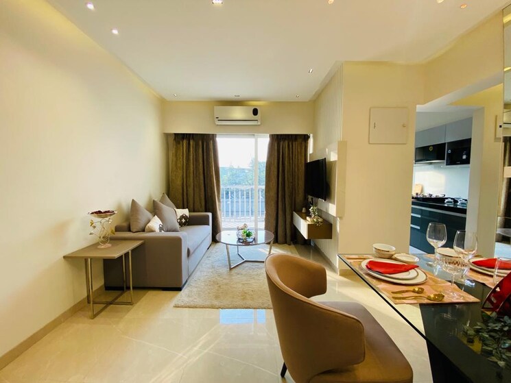 Living Room, rashi-27-east 2 Bedroom 714 Sq.Ft. Apartment In Dombivli East Thane 8340229