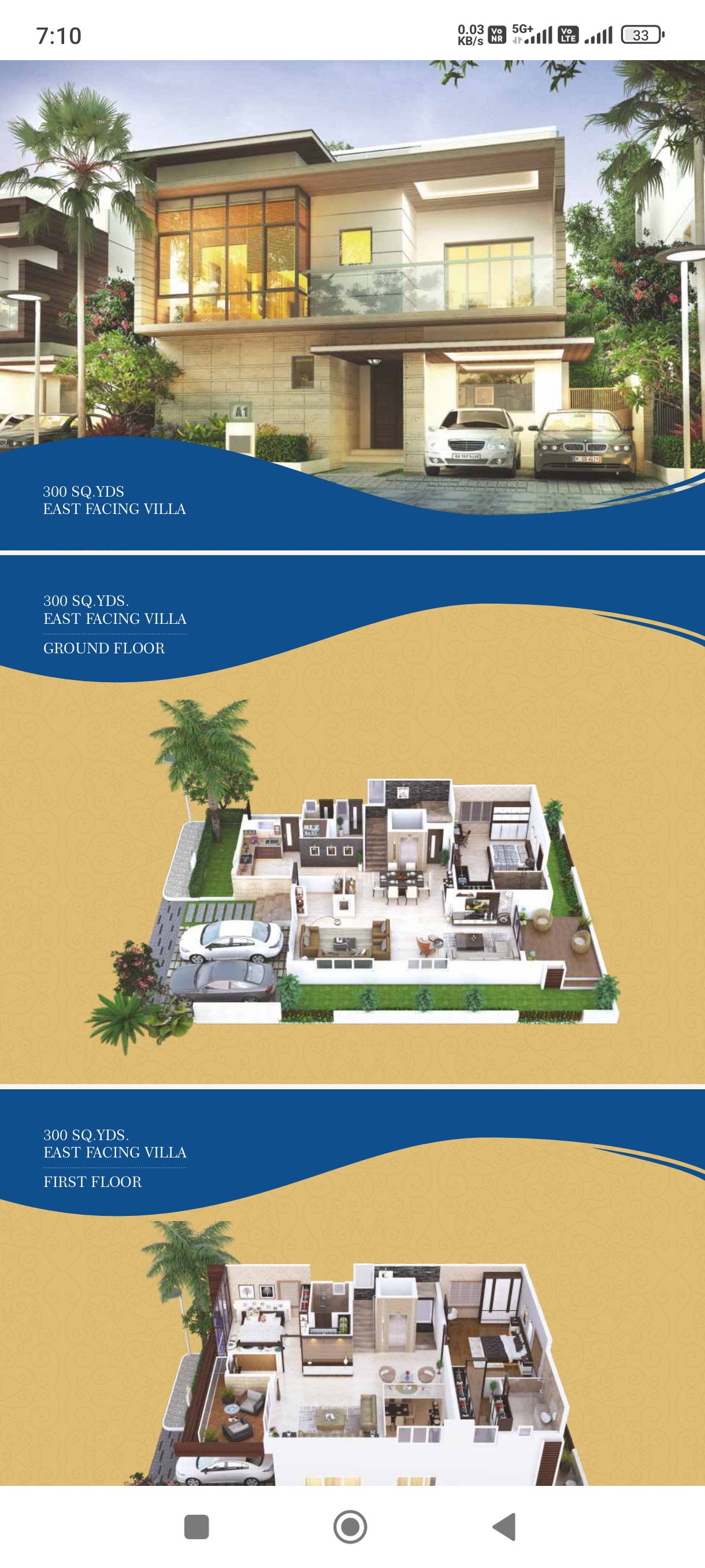4 BHK + Pooja Room 3410 Sq.Ft. Villa in Muppas Indraprastha