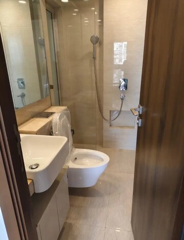 Bathroom in 1 BHK Apartment at Hiranandani Regent Hill, Powai – for Rent