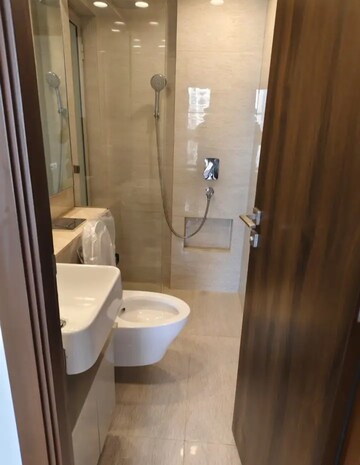Bathroom in 1 BHK Apartment at Hiranandani Regent Hill, Powai – for Rent