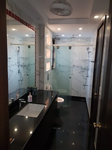 Bathroom in 4 BHK Builder Floor at Greater Kailash Part 3 – for Rent