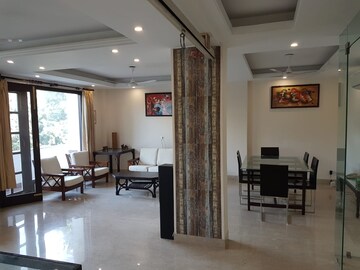 Living Room in 4 BHK Builder Floor at Greater Kailash Part 3 – for Rent