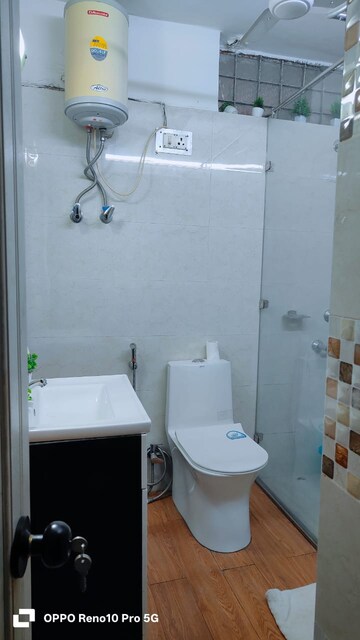 Bathroom in 3 BHK Apartment at Vasant Kunj – for Rent