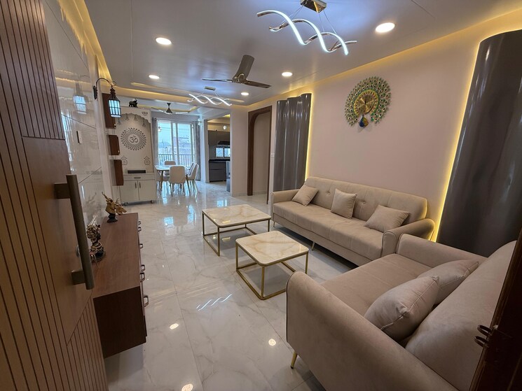 Living Room, jagatpura 3 Bedroom 1400 Sq.Ft. Apartment In Jagatpura Jaipur 8340414