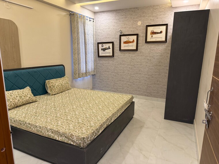 Bedroom, jagatpura 3 Bedroom 1400 Sq.Ft. Apartment In Jagatpura Jaipur 8340438