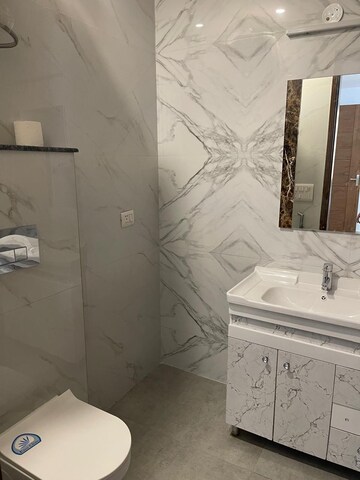 Bathroom in 4 BHK Builder Floor at Malviya Nagar – for Rent