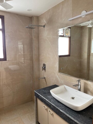 Bathroom in 4 BHK Builder Floor at Malviya Nagar – for Rent