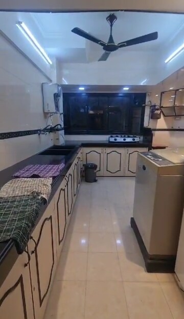 Kitchen in 3 BHK Apartment at Sea Princess Apartment, Juhu – for Rent