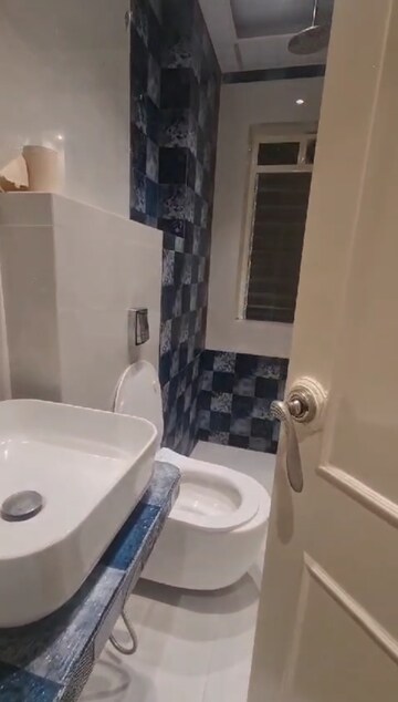 Bathroom in 3 BHK Apartment at Sea Princess Apartment, Juhu – for Rent