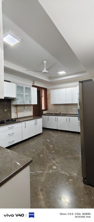 Kitchen in 3 BHK Builder Floor at Defence Colony – for Rent