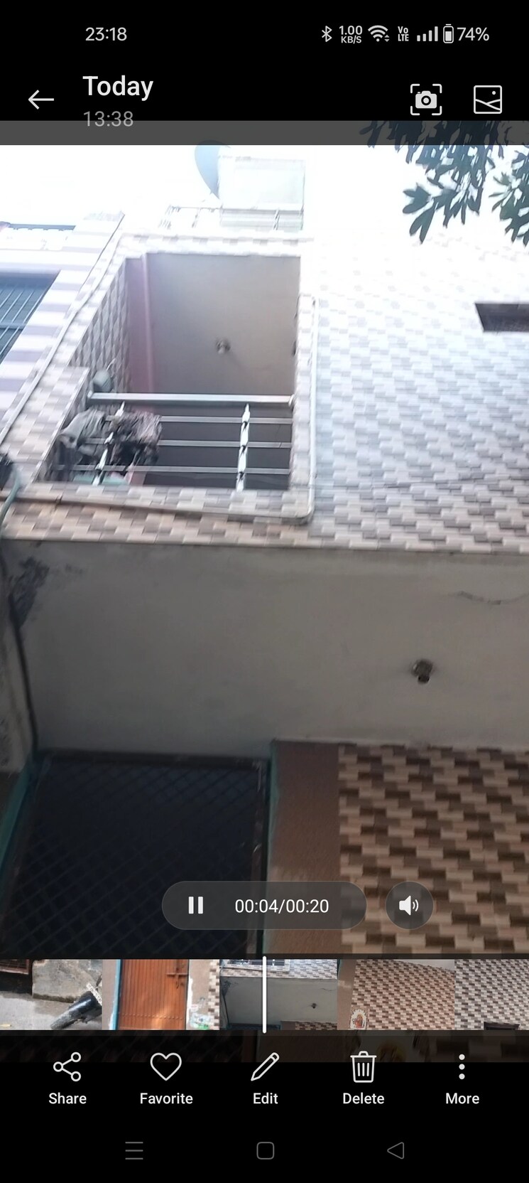 Balcony, mukundpur 2 Bedroom 38 Sq.Yd. Independent House In Mukundpur Delhi 8341609