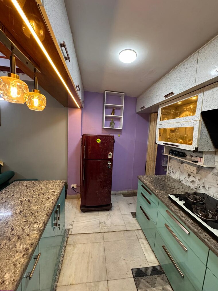 Kitchen, malviya nagar 2 Bedroom 1000 Sq.Ft. Builder Floor In Malviya Nagar Delhi 8341616