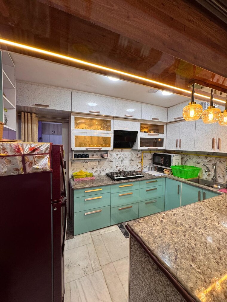 Kitchen, malviya nagar 2 Bedroom 1000 Sq.Ft. Builder Floor In Malviya Nagar Delhi 8341616