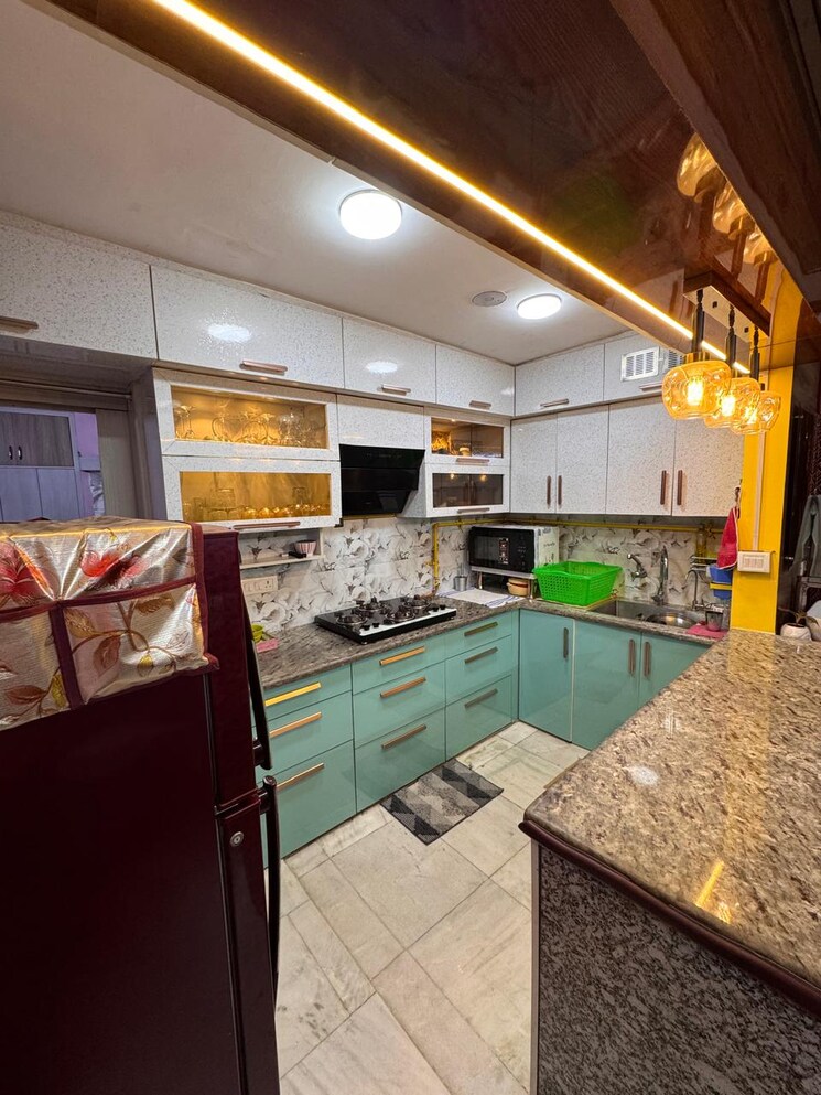 Kitchen, malviya nagar 2 Bedroom 1000 Sq.Ft. Builder Floor In Malviya Nagar Delhi 8341616