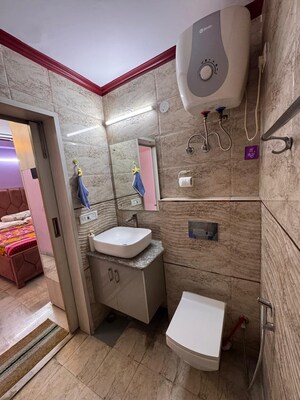 Bathroom in 2 BHK Builder Floor at Malviya Nagar – for Sale