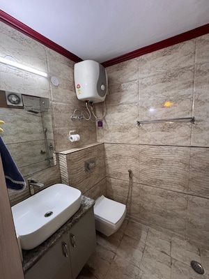 Bathroom in 2 BHK Builder Floor at Malviya Nagar – for Sale