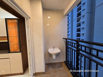 Staircase in 3 BHK Apartment at Prestige Tranquil, Kokapet – for Rent