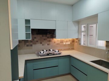 Kitchen in 3 BHK Apartment at Vajra Jasmine County, Gachibowli – for Rent