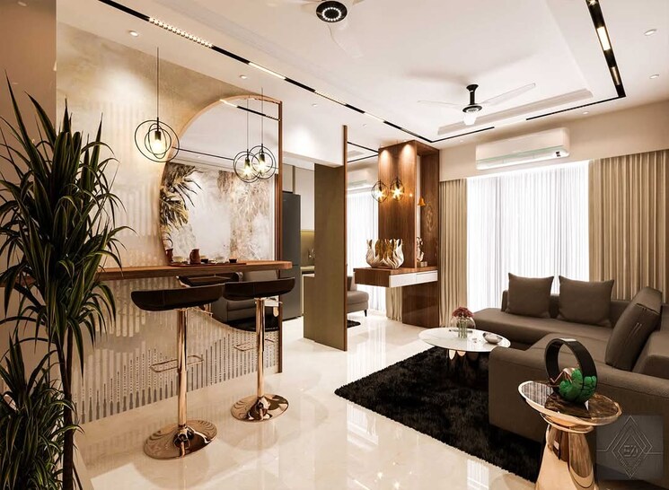 Living Room, av-smart-city 1 Bedroom 333 Sq.Ft. Apartment In Haranwali Palghar 8341733