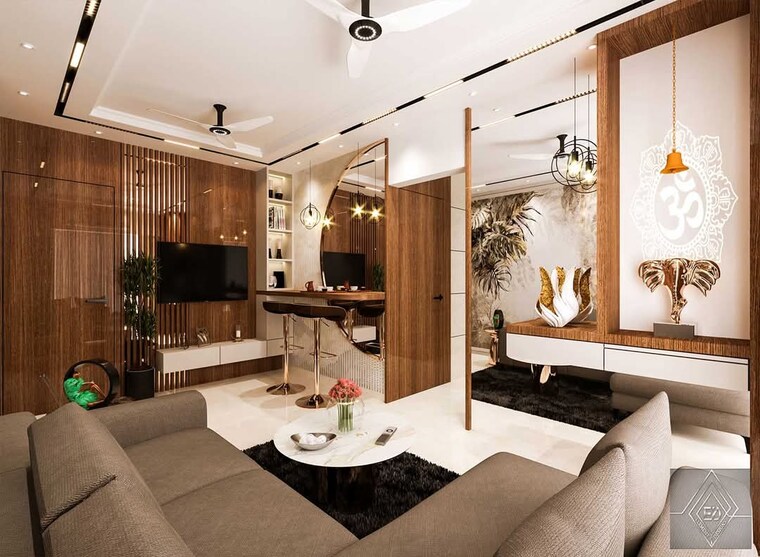 Living Room, av-smart-city 1 Bedroom 333 Sq.Ft. Apartment In Haranwali Palghar 8341733