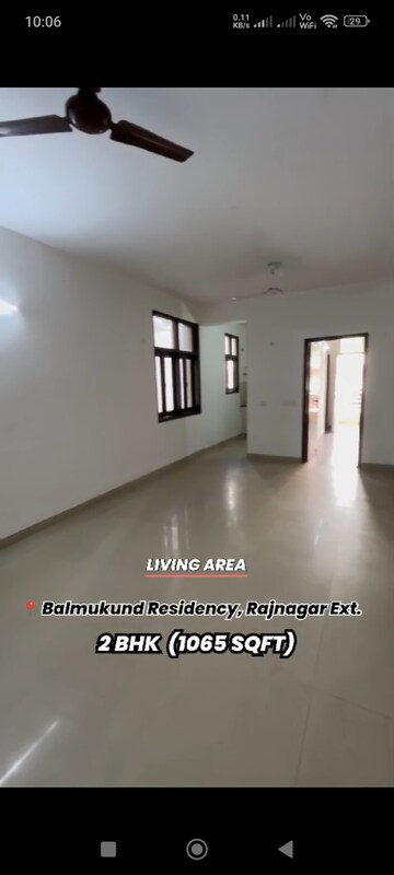 2 BHK Apartment For Sale in Meenal Balmukund Residency, Raj Nagar Extension