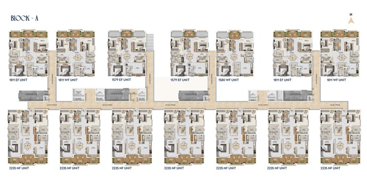 Floor Plan, deevyashakti-amara 2.5 Bedroom 1578 Sq.Ft. Apartment In Rajendra Nagar Hyderabad 8341799