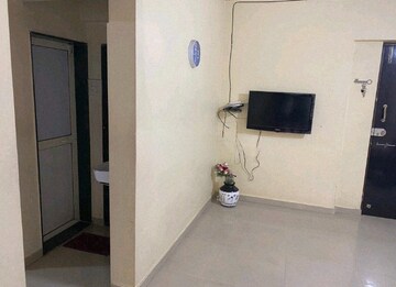 Bathroom in 1 BHK Apartment at Puranik City, Kasarvadavali – for Rent