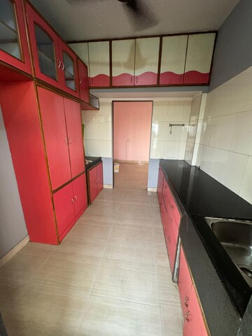 Kitchen in 2 BHK Apartment at City Park CHS, Khanda Colony – for Rent