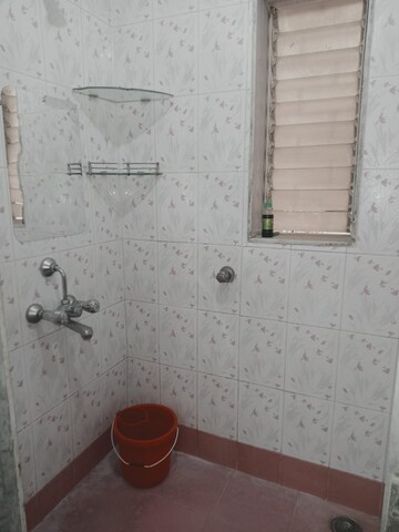 Bathroom in 2 BHK Apartment at Riddhi Tower, Malad East – for Rent