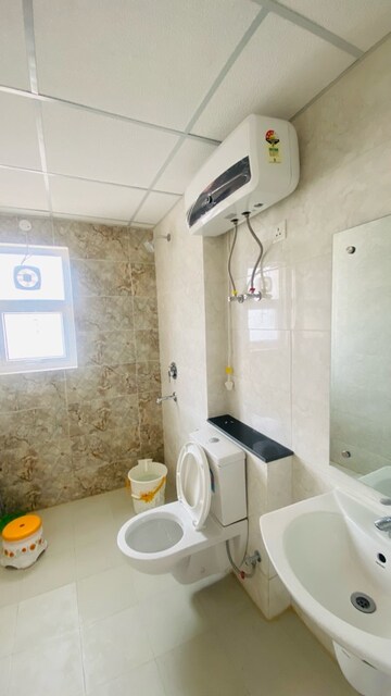 Bathroom in 3 BHK Builder Floor at Omaxe New Chandigarh, North Mullanpur – for Rent