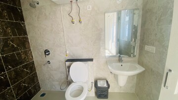 Bathroom in 3 BHK Builder Floor at Omaxe New Chandigarh, North Mullanpur – for Rent