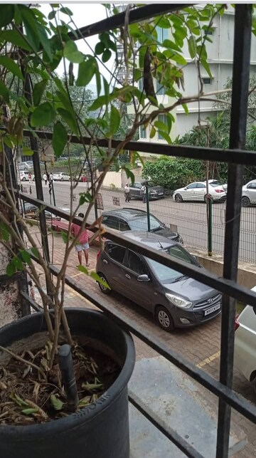 Balcony in 1 BHK Apartment at Royal Palms, Goregaon East – for Rent