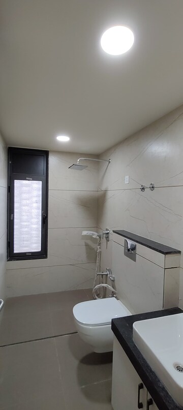 Bathroom in 4 BHK Apartment at Shivalik Edge, Ambli – for Rent