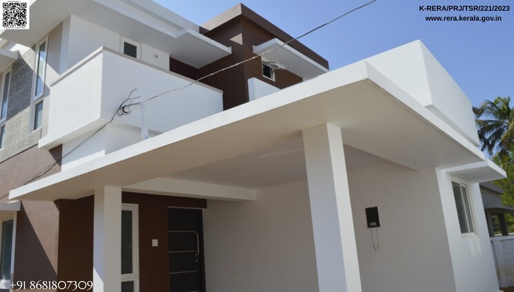 Exterior View, puzhakkal 4 Bedroom 2000 Sq.Ft. Independent House In Puzhakkal Thrissur 8342582