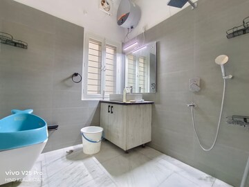 Bathroom in 4 BHK Builder Floor at Vasant Kunj – for Rent