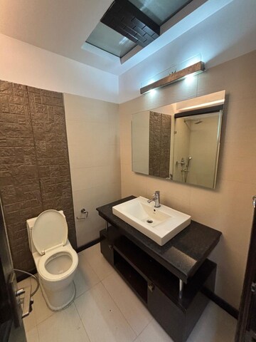 Bathroom in 3 BHK Builder Floor at Gulmohar Park – for Rent