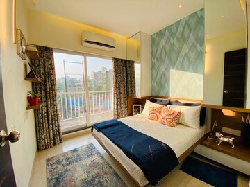 Bedroom in 2 BHK Apartment at Rashi 27 East, Dombivli East – for Sale