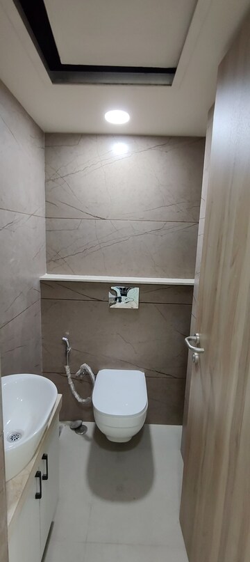 Bathroom in 3 BHK Apartment at Makarba – for Rent