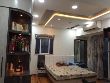 Living Room in 2 BHK Apartment at Omkar Alta Monte, Malad East – for Rent