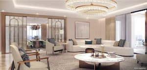 Living Room in 4 BHK Apartment at Lodha Versova, Versova – for Sale