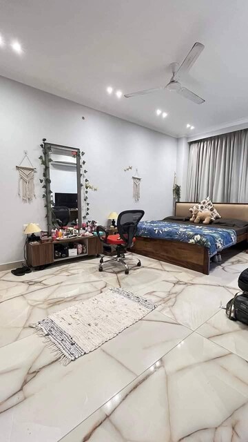 Living Room in 1 RK Builder Floor at Sector 1 – for Rent