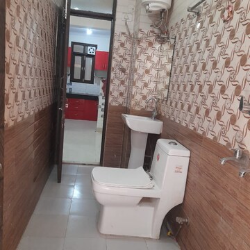Bathroom in 1 BHK Apartment at Palm Residency Chhatarpur, Rajpur Khurd Extension – for Rent