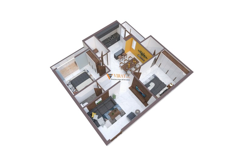 Floor Plan, nagaram 3 Bedroom 3000 Sq.Ft. Villa In Nagaram Hyderabad 8343517